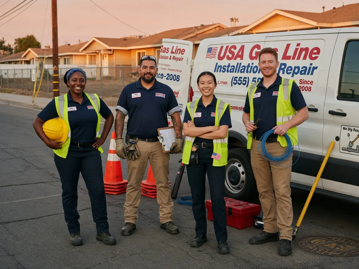 Gas Line Installation company in Mexico, IN